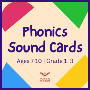 Raising Readers Phonics Sound Cards